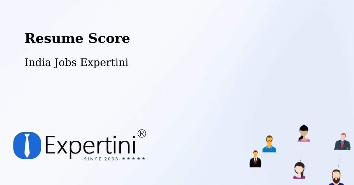 Resume Score - India Jobs Expertini